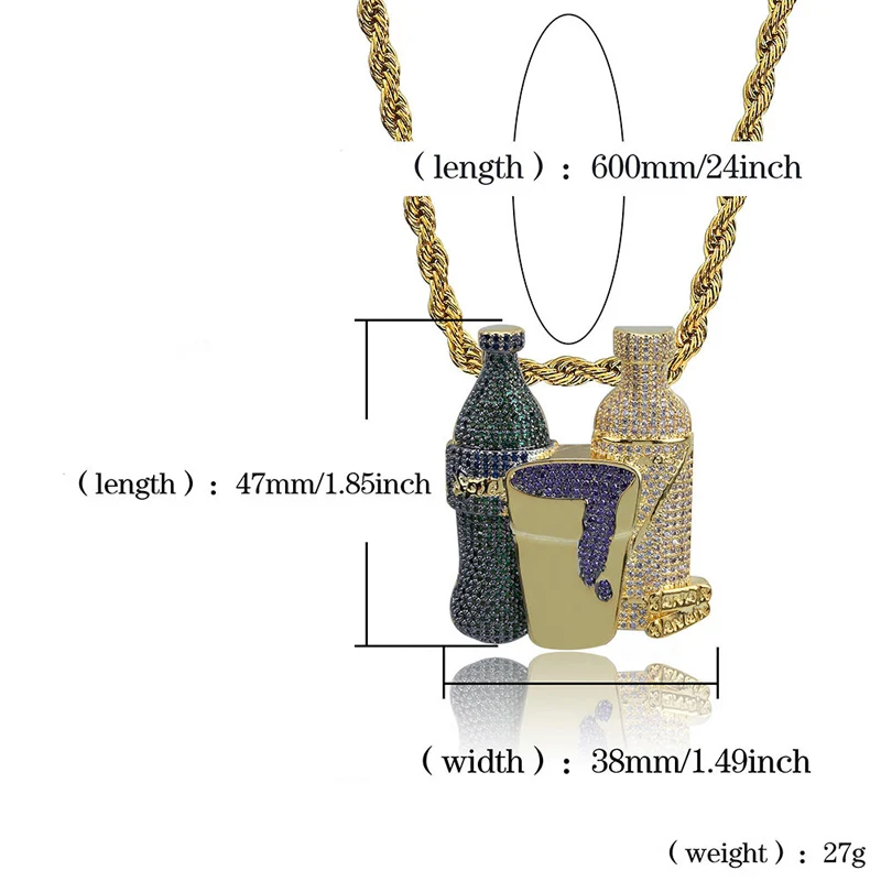 bottle necklace