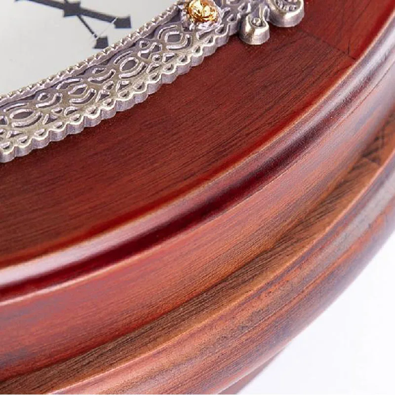 Новое поступление часы из цельного дерева Европейский сельский стиль двойное лицо настенные часы креативные часы антикварные деревянные настенные часы