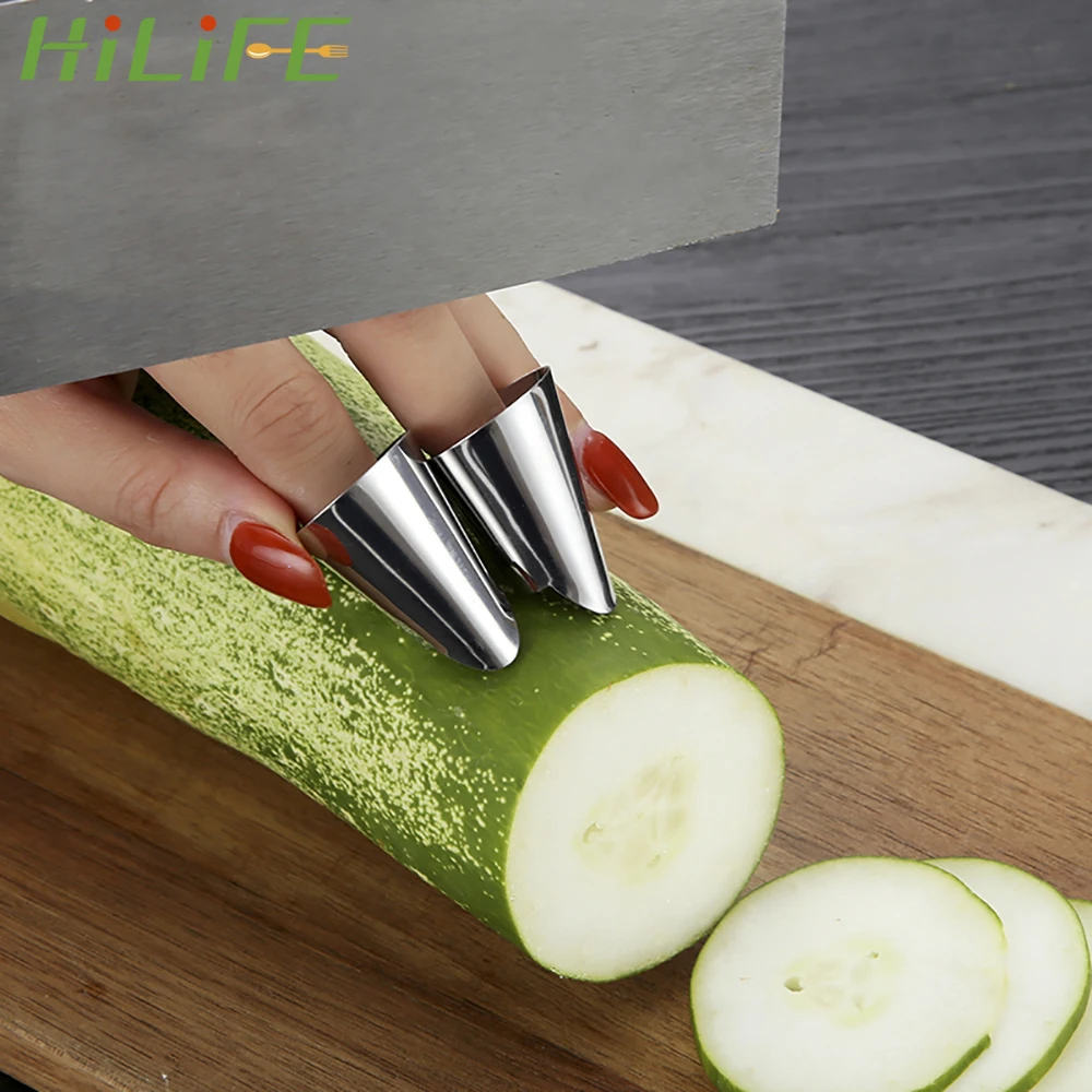 

HILIFE Stainless Steel Gadgets Nuts Peeler Kitchen Accessories Finger Protector Protection Tools Multifunction Kitchen Tool