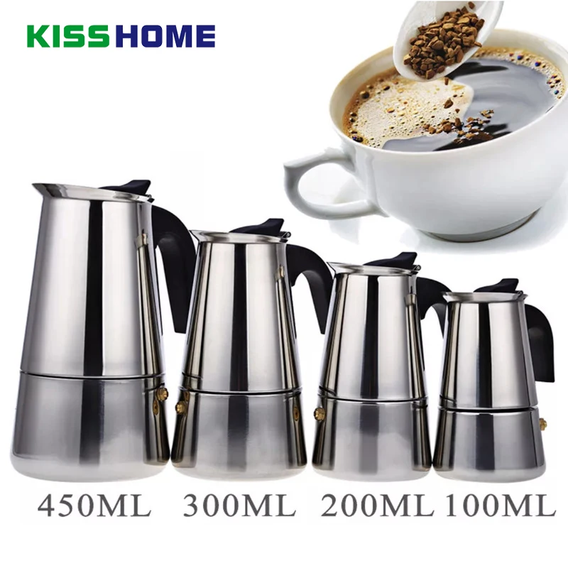 stainless moka pot