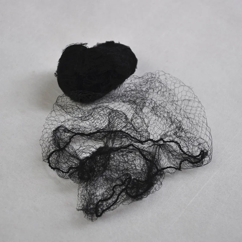 50pcs/lot Hair Styling Invisible Disposible Nylon Net Elastic Edge Mesh Hair Styling Hairnet Soft Lines for Dancing