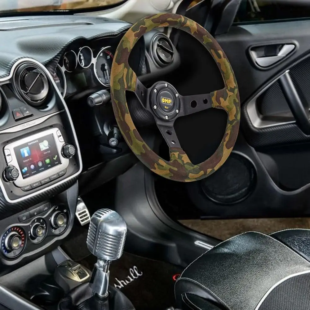 

Car Sport Steering Wheel Racing Type 6 Bolt Aluminum Steering Wheel Sports Drifting Wheel
