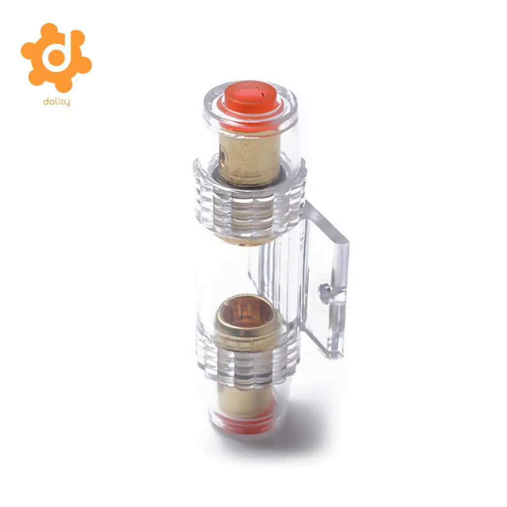Car Audio AGU Fuse Holder Fuseholder 4 8 Gauge Inline Gold Plated 100 Amp