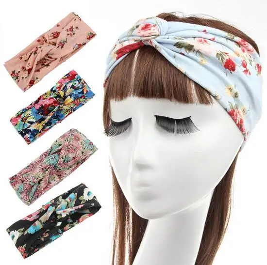 9 pcs/lot Boho Bohemian Turban Twisted Headband Headwrap Head wrap Bandana Bandanas Women's