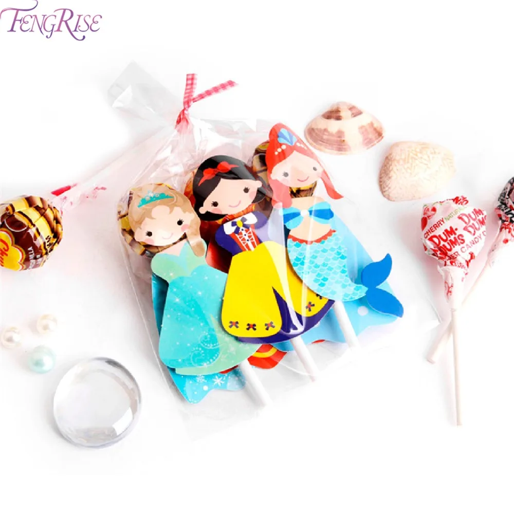 

FENGRISE 54PCS Cartoon Lollipop Candy Decoration Birthday Party Decoration Kids Party Favor DIY Party Supplies