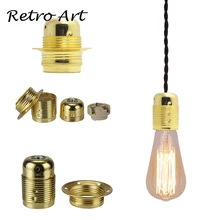 Металлический держатель для лампы E27 винтовой цоколь светильник