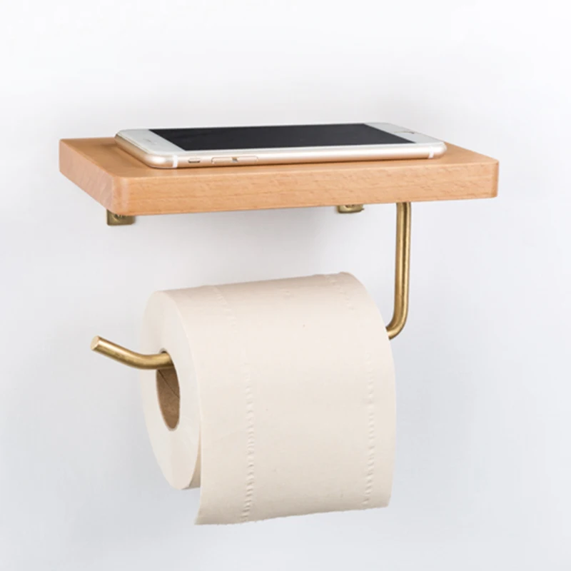 Рулонный держатель, деревянный стеллаж для полотенец, коробка для салфеток, держатель для туалетной бумаги, держатель для туалетной бумаги, полка для хранения, принадлежности для ванной комнаты