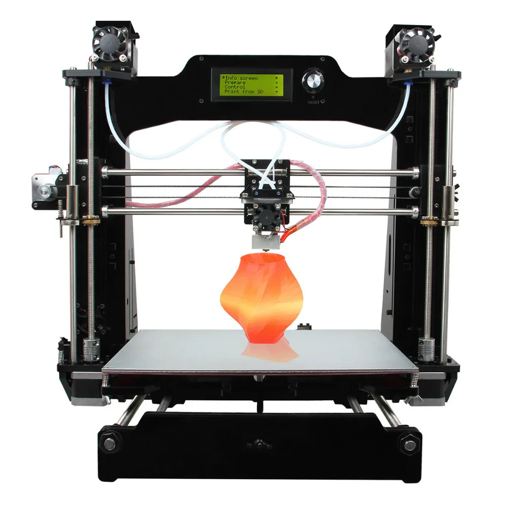  Geeetech M201 3D Printer 2-In-1-Out Extruder Reprap Prusa I3 DIY Kit  .STL, G-code High Resolution Impressora LCD  