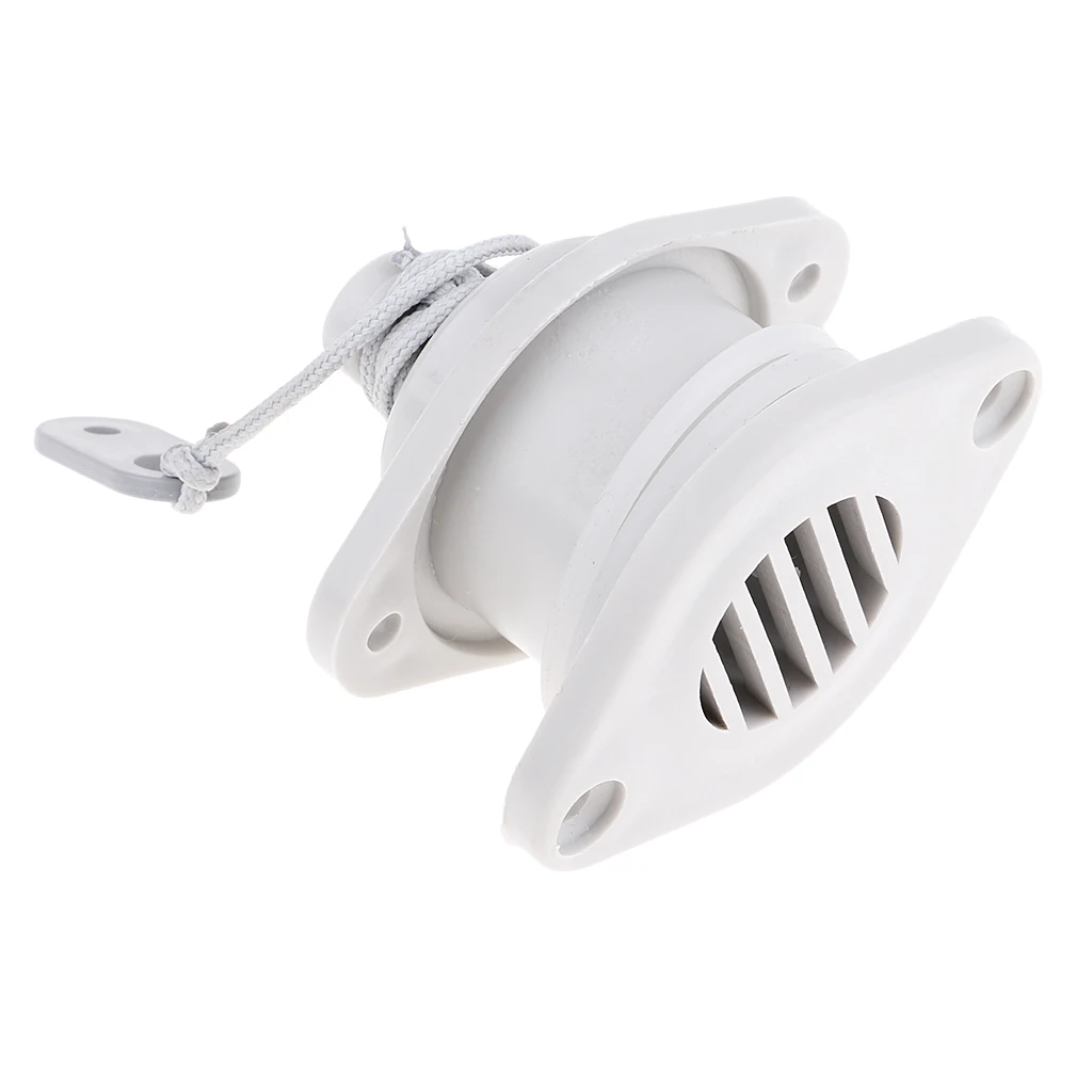 1 Pcs Universal PVC Scupper Plug Drain Valve Cap Boat Accessories for Kayak Inflatable Dinghy Boat Gear 24mm/36mm Black White 