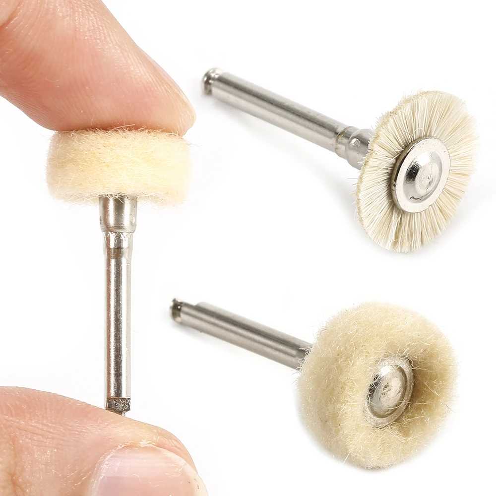 

Grinding Buffing 1 Pcs Dental Accessories Wool Polishing Flat Brush Grinder Brushes for Low Speed Machine Accessories