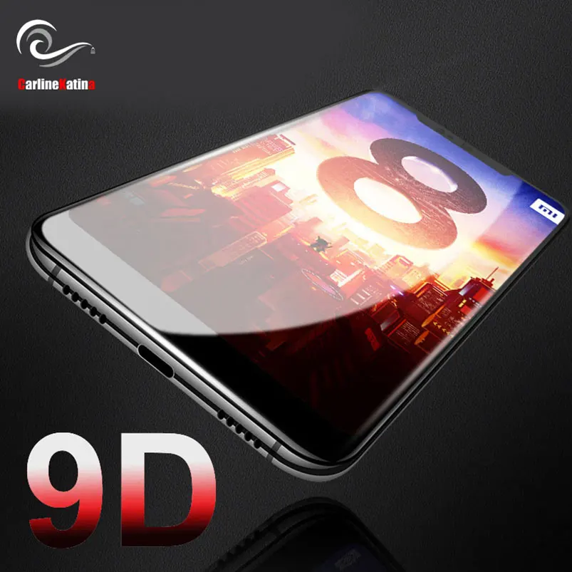 

9D For xiaomi mi 9 Play For Redmi Note 7 Tempered Glass Screen Protector Full Cover Front Film Curved Edge Case 9H