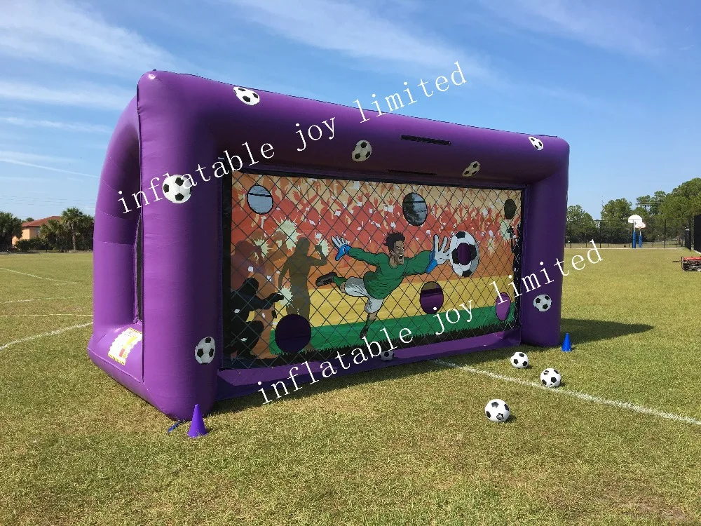 Free Ship!5x3 Inflatable Football Shooting Game, Soccer Toss Sport