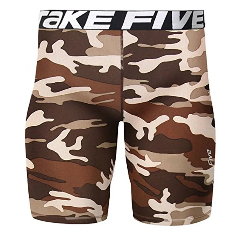 Новые оригинальные мужские компрессионные камуфляжные штаны с короткими рукавами TakeFive-071