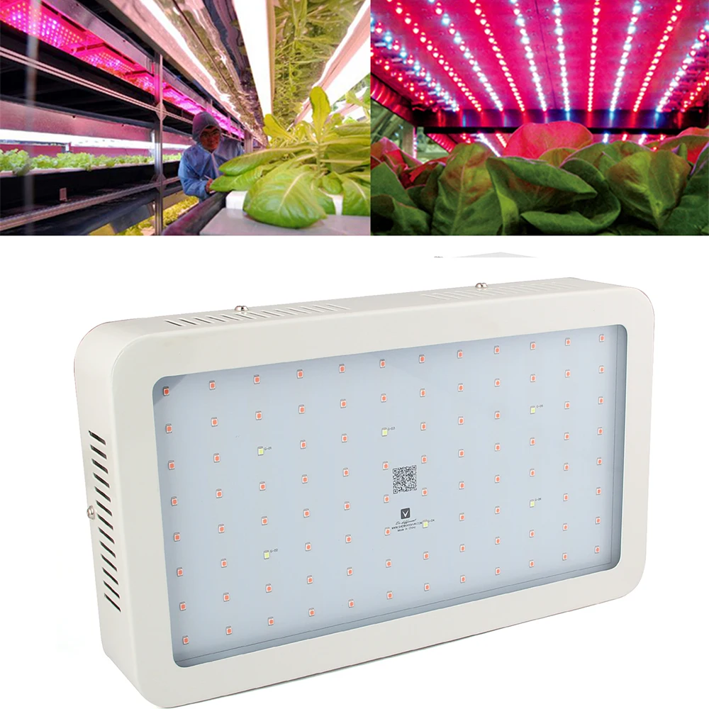 300W LED Grow Lamp Kit Hydroponic Plant Light IR Full Spectrum Panel for veg flower Fruit indoor