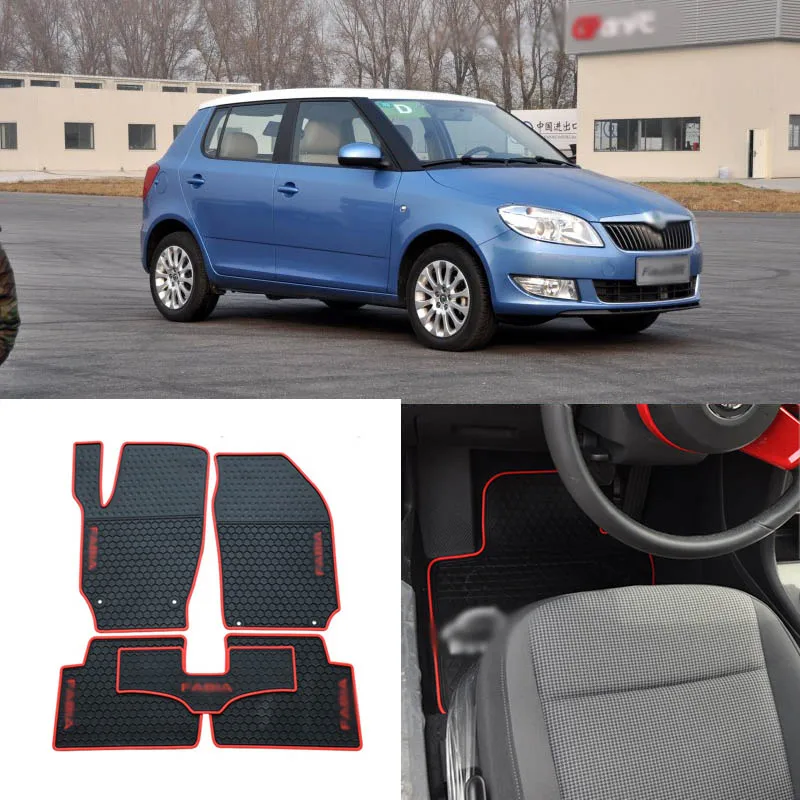 High Quality Full Set All Weather Heavy Duty Black Rubber Floor Mats