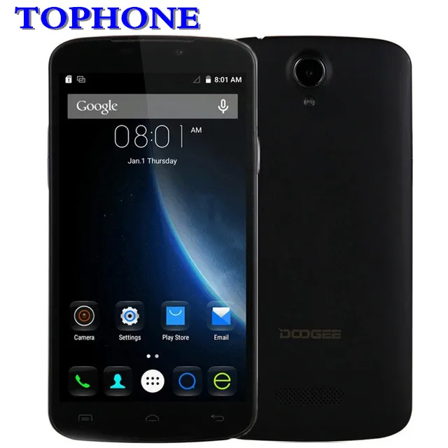 Оригинал DOOGEE X6S мобильного телефона 4 г LTE 5,5 "HD 1 ГБ Оперативная память 8 ГБ Встроенная память Android 6,0 MTK6735 4 ядра телефона 5.0MP 3000 мАч смартфон