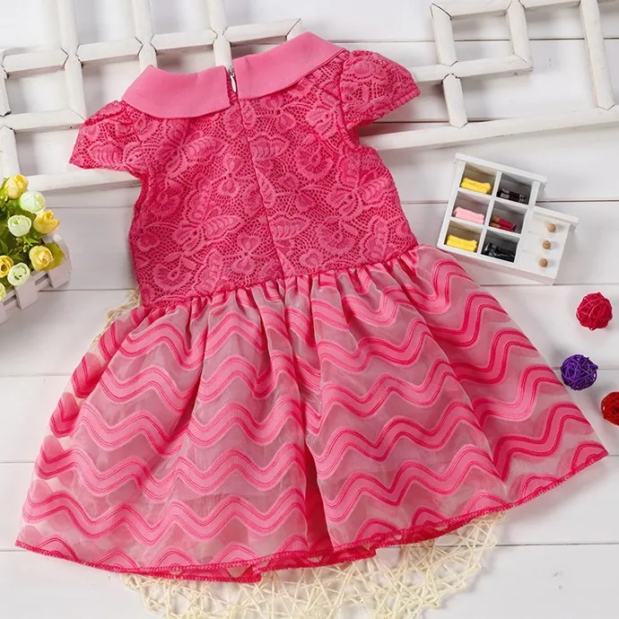 infant baby dresses party children clothing little girls dresses yellow cute wedding pettidress baby meisjes kleding kiz bebek (16)