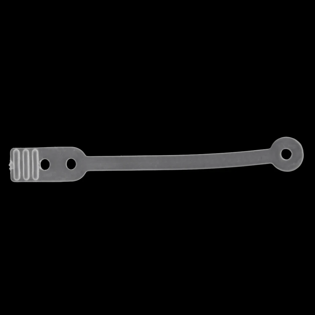 100pcs/pack Salon Hair Roller Rubber Band Hair Rod Clip Accessory Clear 