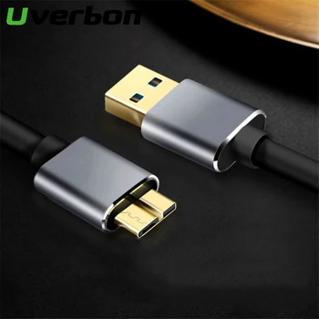 

USB 3.0 Fast Speed Type A Micro B USB 3.0 Data Sync Cable Cord for External Hard Drive Disk Samsung S5 USB-C hard drive cable