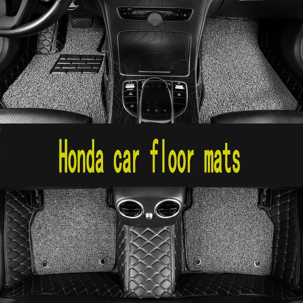 

custom car floor mats for honda accord 2003 2007 city jazz crv civic stream elysion spirior insight auto accessories car mats
