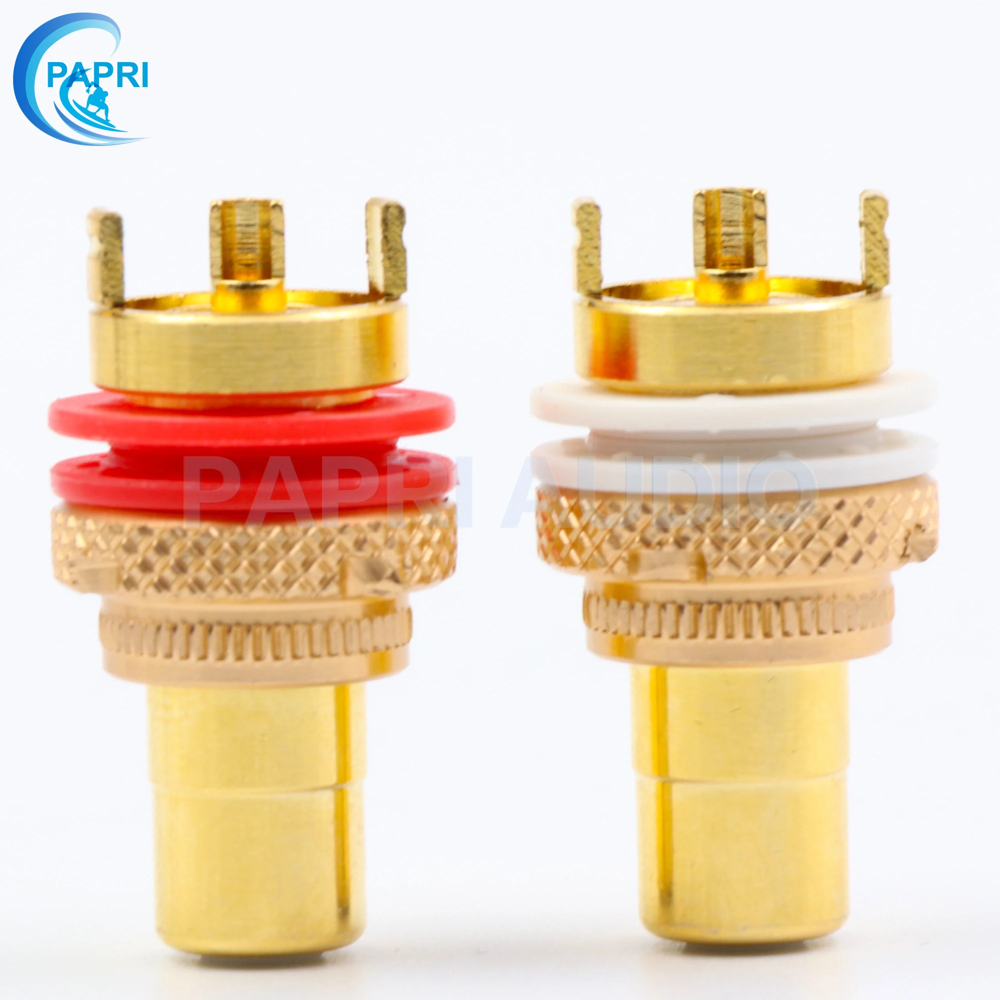 EIZZ EZ 107 24K позолоченный женский разъем RCA сигнальный Lotus Seat HIFI DIY усилитель звуковая