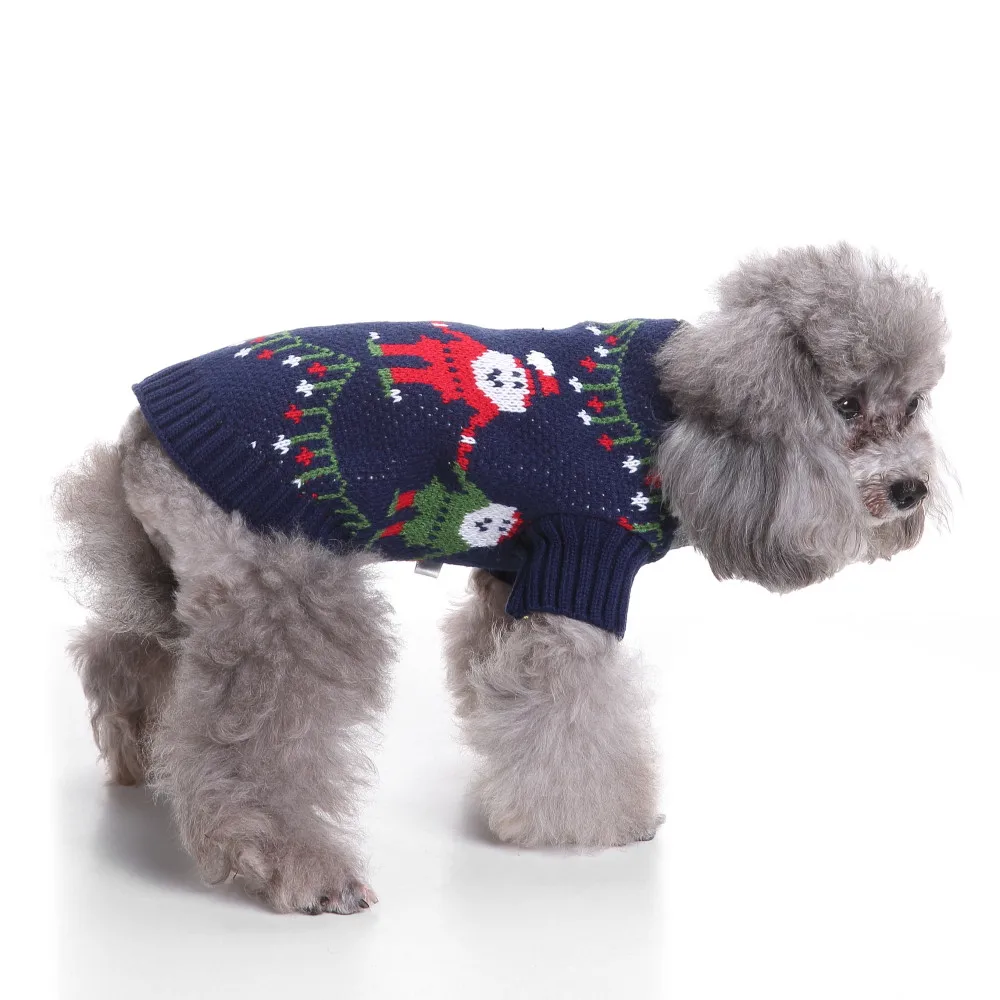 S/M/L/XL Honden Kledij одежда для домашних животных Рождество Универсальный собаки удобный фестиваль платье свитер трикотаж полиэстер одежда#0807