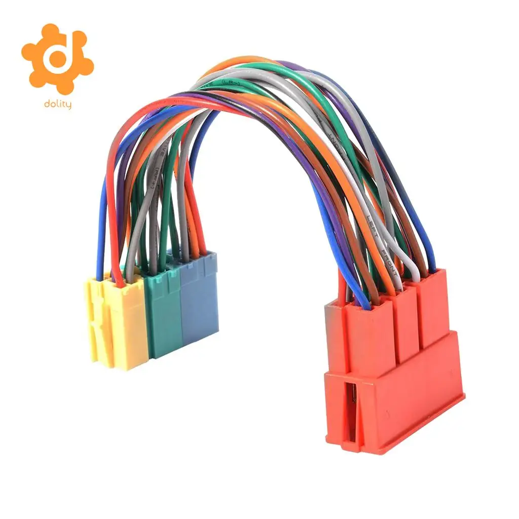 Mini ISO 20Pin Plug Extension CD Harness Cable Adapter for VW Audi A2 A3 A4