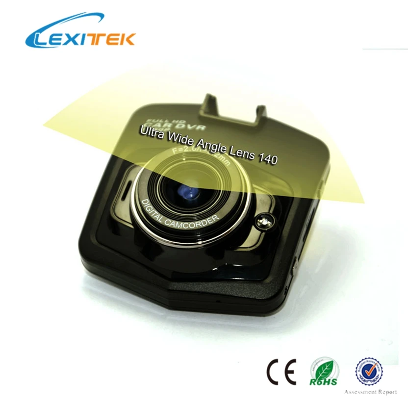 Lexitek Высокое Качество видеорегистратор Мини Автомобильный 1080p Dashcam цифровой Sandisk