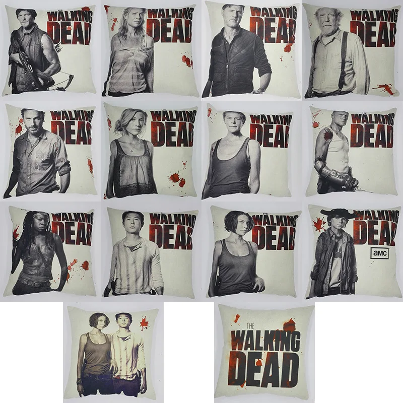 

1 Pcs Creative Without the core The Walking Dead Nap Cushion Cars Home Lumbar Pad Pillow Cover Hold Pillow Kids Toys