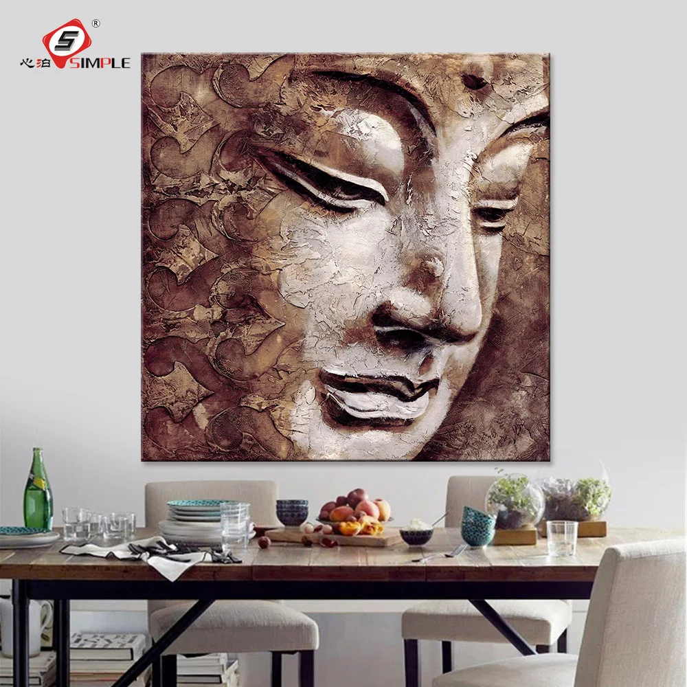 1 шт. Настенная картина с изображением Будды|buddha oil painting|portrait paintingcanvas prints |