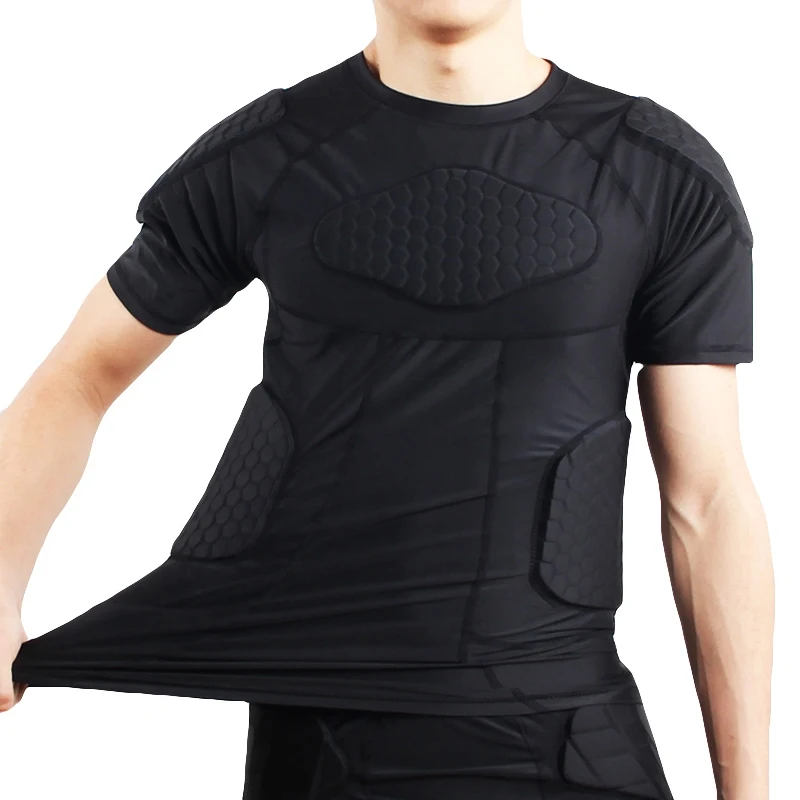 

Cellular anti-collision Equipment Elastic Compression Clothing Protective Gear Basketball Sportswear Football Training Goalkeepe