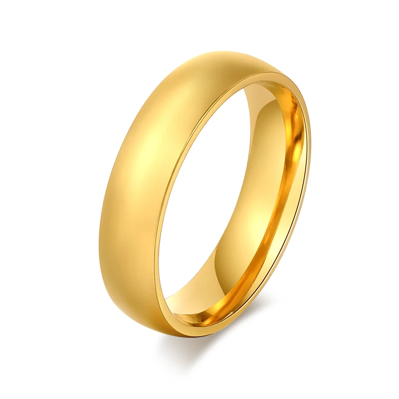 DOTIFI 316L кольца из нержавеющей стали для женщин Простые Модные обручальные кольца ювелирные изделия