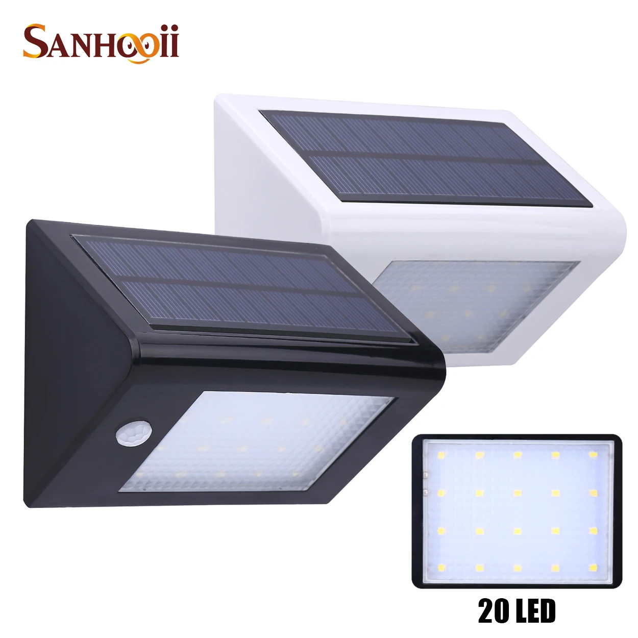 solar panel door light