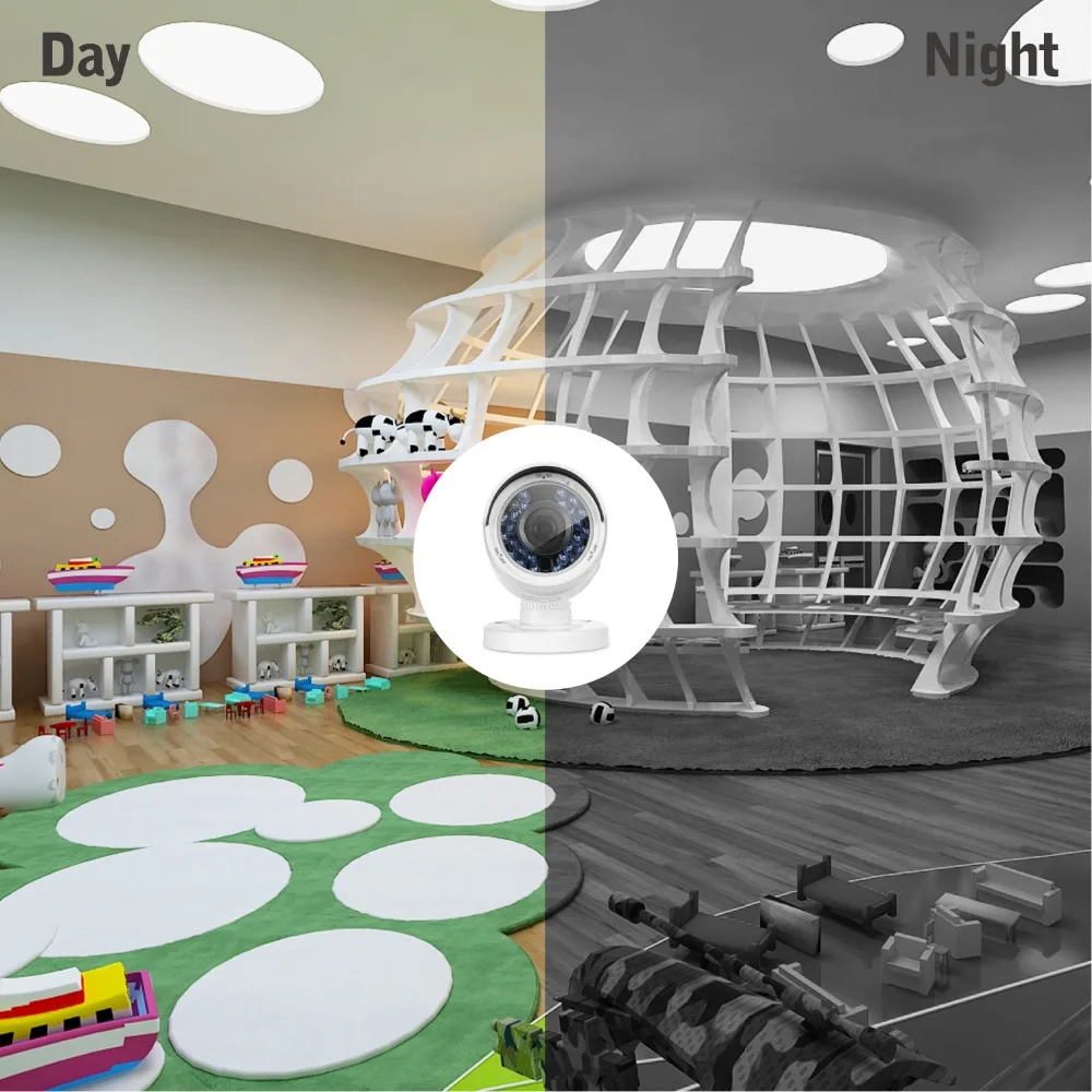 ANNKE 3MP 8CH HD TVI CVI AHD IP 5в1 DVR VCA 8 шт. 2MP 1080 P Smart IR День Ночь CCTV погодоустойчивая камера