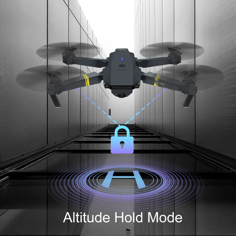 Eachine E58 WIFI FPV con gran angular cámara HD 1080P Modo de retención de altura brazo plegable RC Quadcopter Drone X dron Pro RTF para regalo - 4