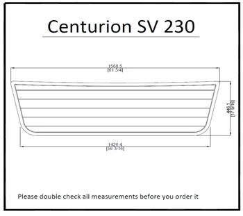 

Centurion SV 230 Swim Platform Pad Boat EVA Teak Decking 1/4" 6mm