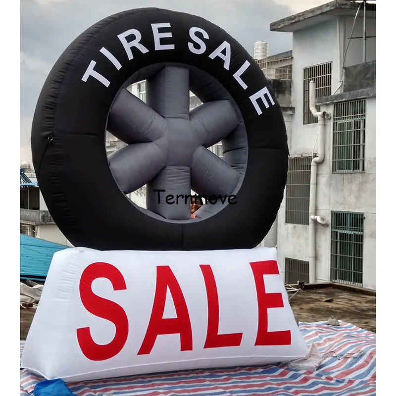 

giant inflatable tire replica Inflatable Tyre Model, Event Advertising tire with logo inflatable tire balloon