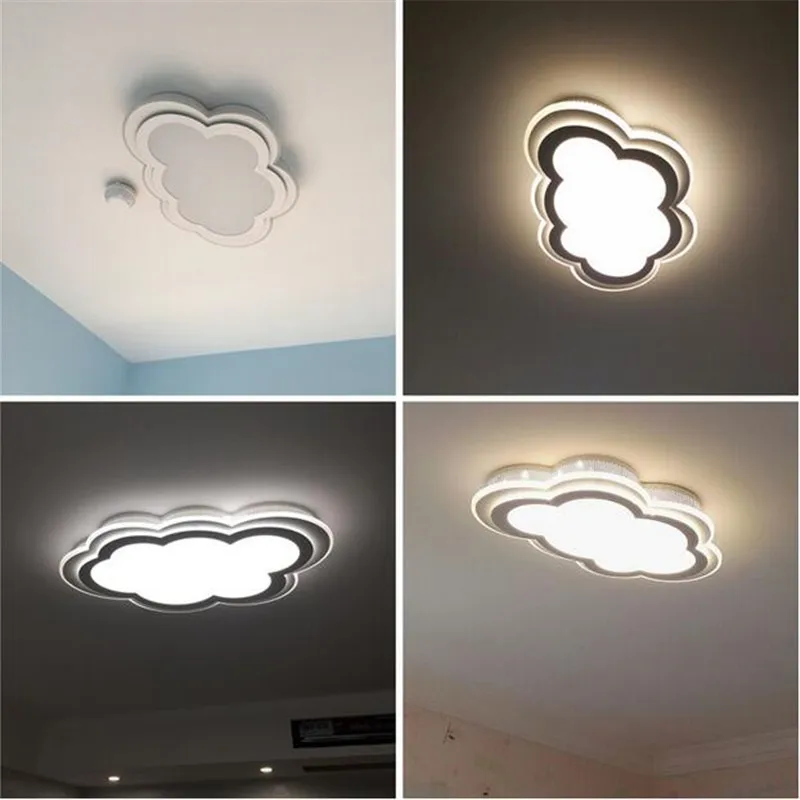 Clouds Modern Led Ceiling Lights For Bedroom Study Room Children Room Kids Room Home Deco White/Blue Ceiling Lamp