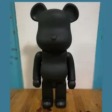 1pc 21inch 53cm Or 1000% 70cm Momo Popobe Bear DIY Fashion Toy Vinyl Action Figure Collectible Model Toy Decoration wholesale price 5pc set 10 inch vinyl cartoon popobe violence bear momo white mold for diy graffiti painted 24cm
