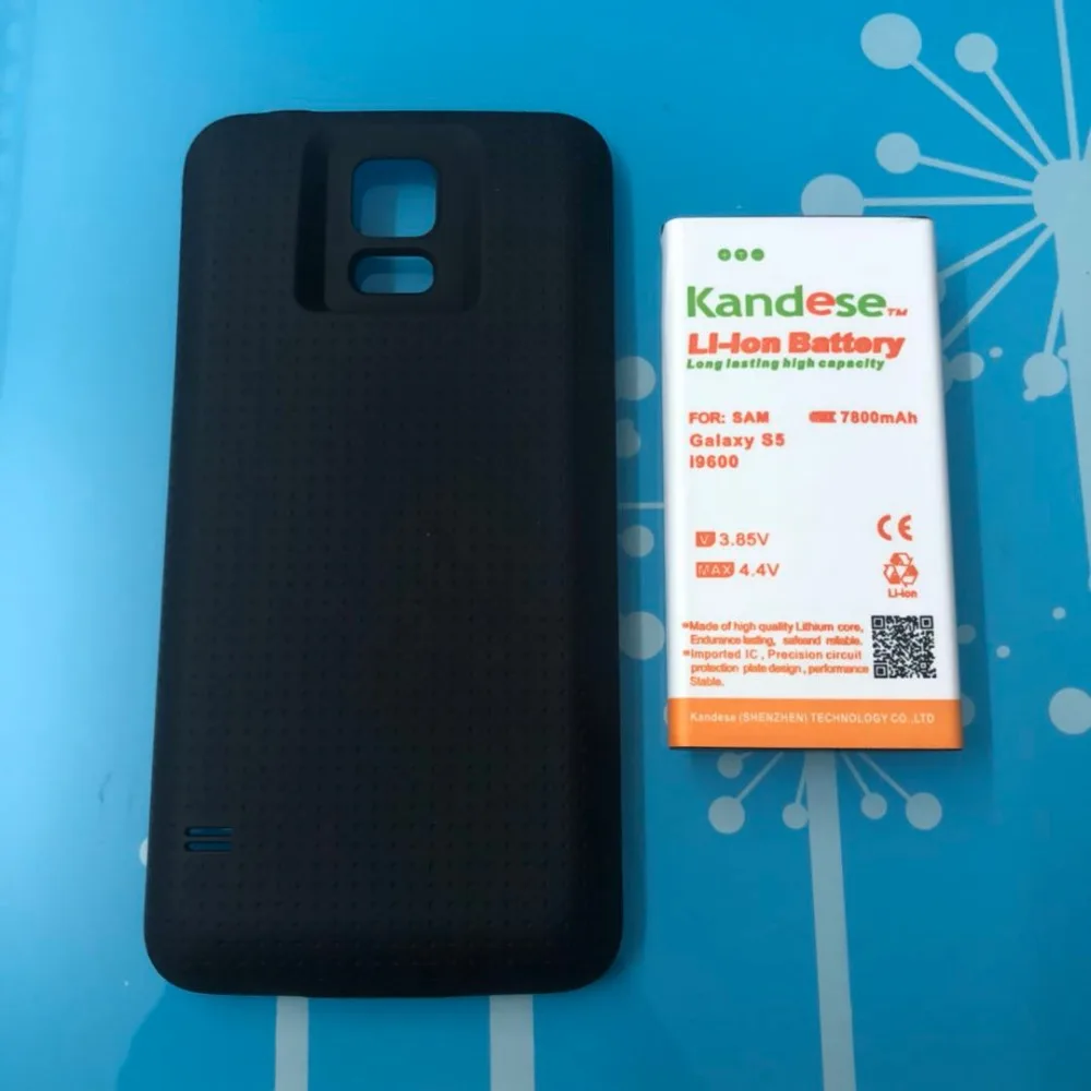 Сменный аккумулятор 7800 мАч для Samsung S5 телефона + задняя крышка Galaxy i9600