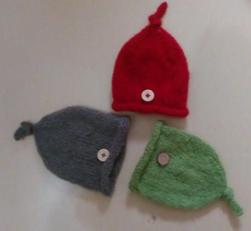 

Handcraft Baby hand Knit Mohair Bonnet ,Baby Photography Props. Photography prop.on Baby Shower Gift
