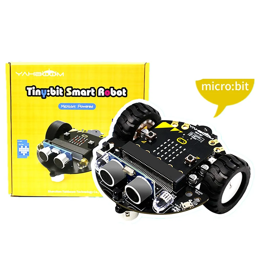 

Micro:bit smart car kit Microbit graphical programming maker education remote control robot