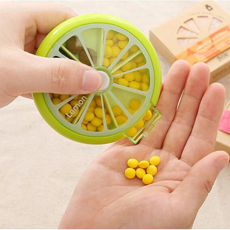 

Travel Mini Pill Cases Splitters Tablet Box Capsule Box Case With 7 Grids For Weekly Pills Stocked