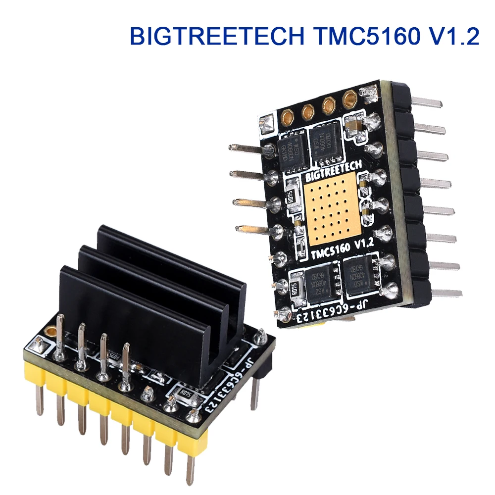 BIGTREETECH TMC5160 V1.2 шаговый двигатель драйвер StepStick SPI для 3d принтера платы SKR V1.3 PRO VS TMC2130 SPI TMC2100 Ender 3 MKS