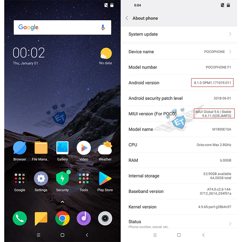 Xiaomi POCOPHONE F1 POCO F1 6GB 64GB Global Version Smart Phone Snapdragon 845 6.18'' Full Screen 20MP Camera LiquidCool 4000mAh