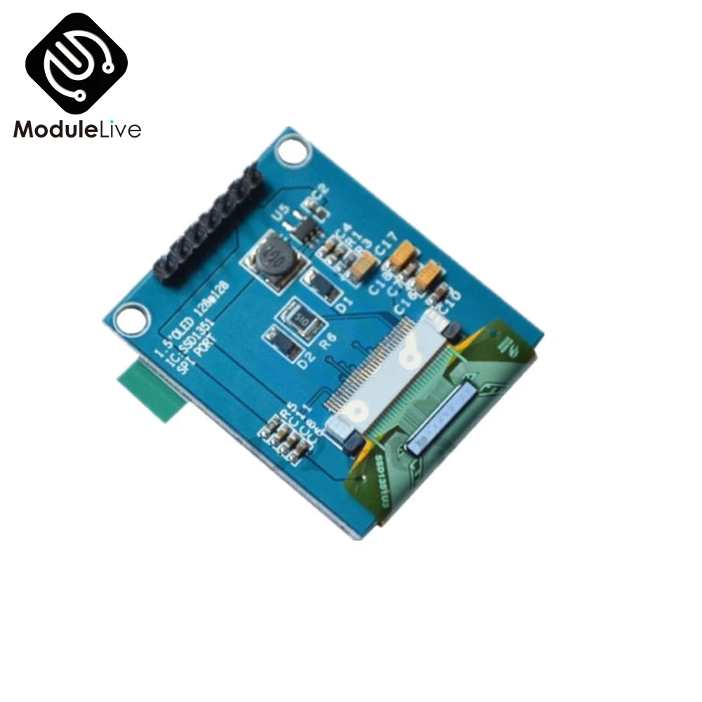 1,5 дюймов 1,5 ''7PIN полноцветный OLED модуль экран дисплея SSD1351 привод IC 128(RGB)* 128 SPI интерфейс для 51 STM32 Arduino