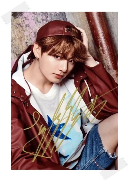 Bangtan Boys JUNGKOOK JUNG KOOK Авторизованная оригинальная фотография вы никогда не ходите
