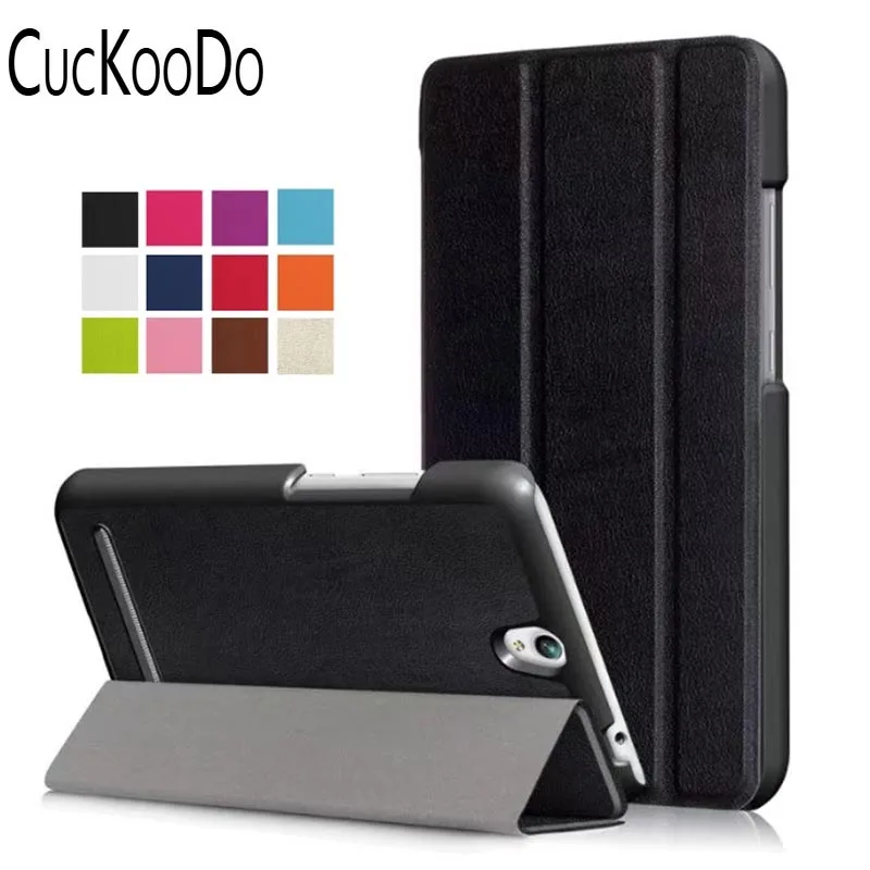Cuckoodo 50 шт./лот Ultra Slim полная защита в сложенном виде Дизайн крышка с автоматическим Уэйк/сна для Asus ZenPad c 7.0 "z171kg Планшеты