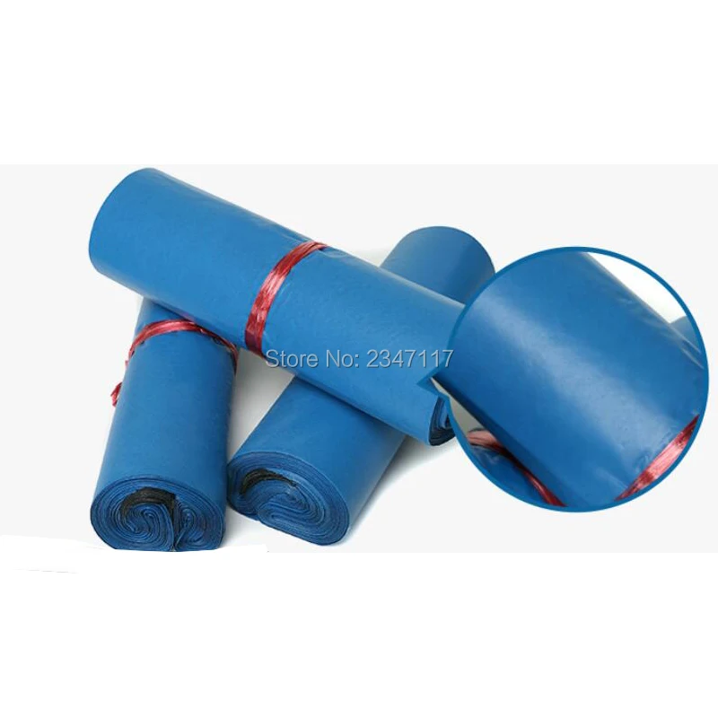 Self Sealing Plastic Poly Envelope/mailing bag/Courier Mailer Express Bag 100PCS Blue Color