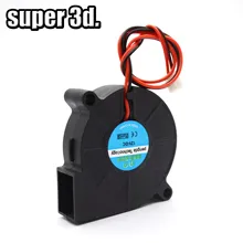 5015/4010/4020 12V & 24V Cooling Turbo Fan Borstelloze 3D Printer Onderdelen 2Pin Voor Extruder Dc Cooler blower Deel Zwart Plastic Fans